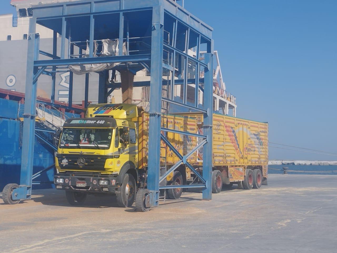 Trucks in port operations